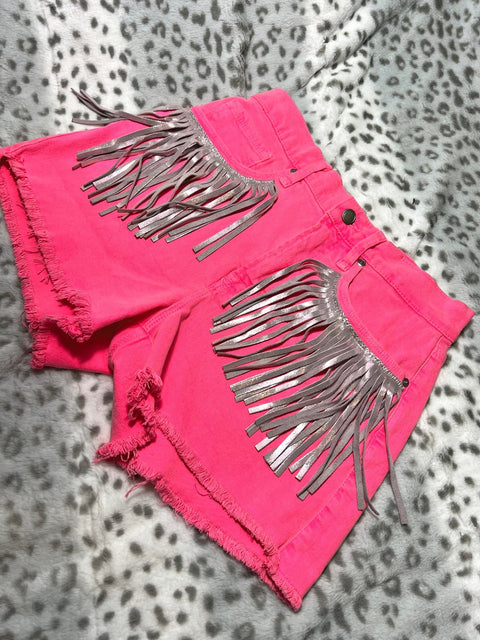 Pretty Gang Hot Pink Shorts | Bad Reputation NYC