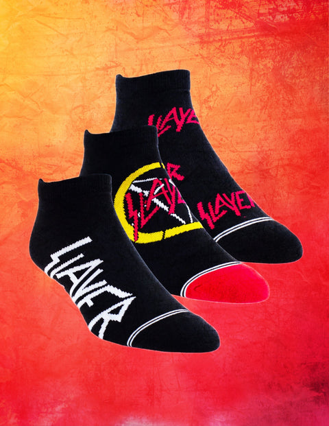 Slayer Slaytanic Ankle Socks 3-Pack | Bad Reputation NYC
