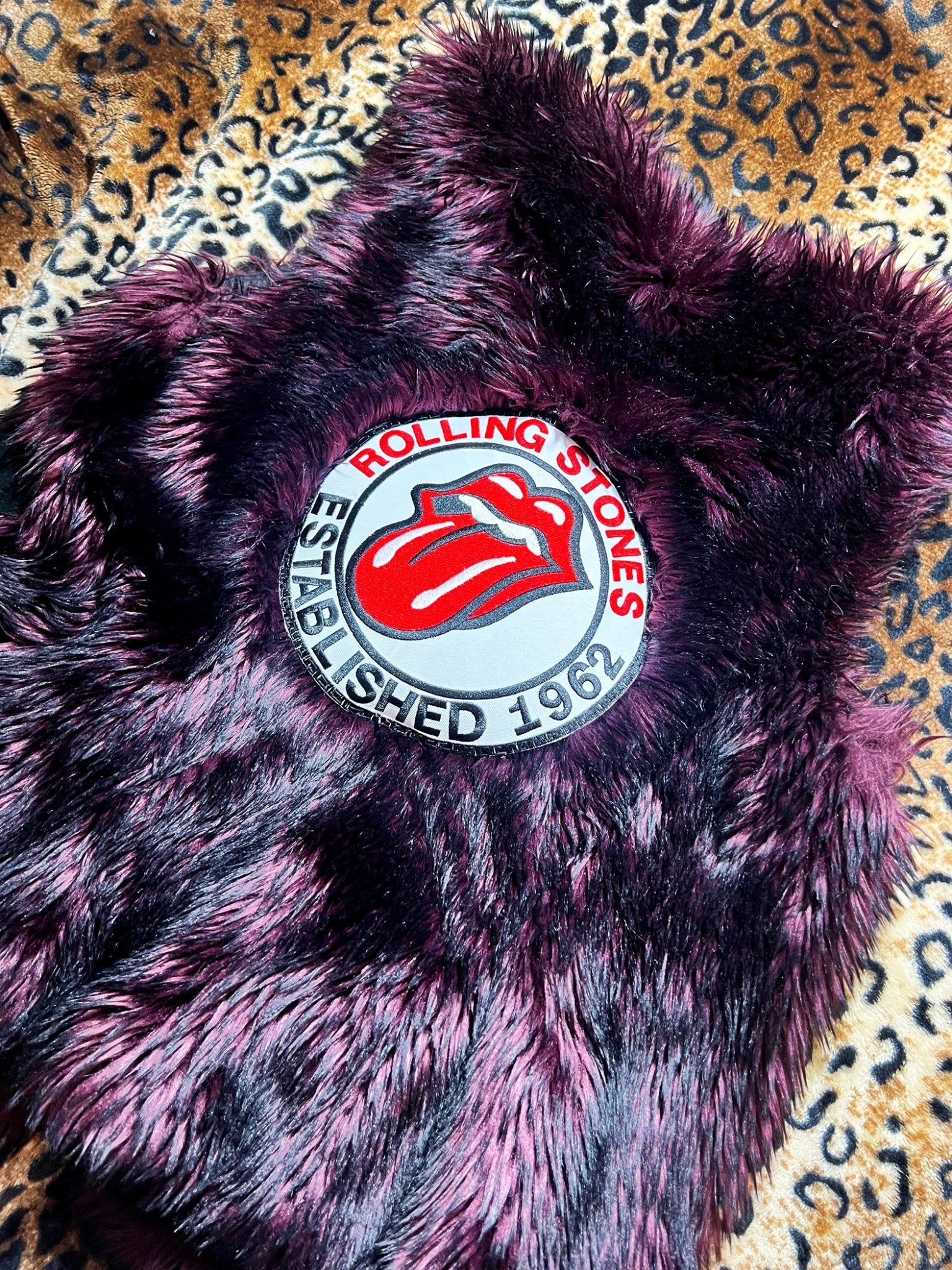 Rolling Stones Faux Fur Vest | Bad Reputation NYC