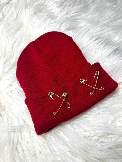Bad Reputation Punk Burgundy Beanie | Bad Reputation NYC