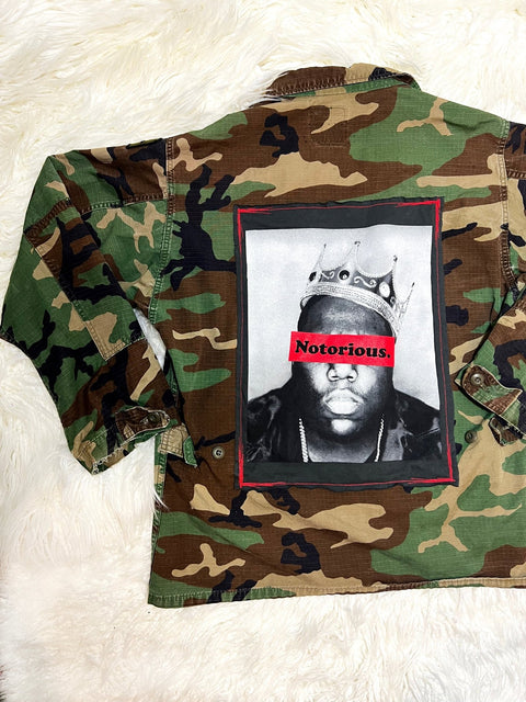 Notorious Patchwork Camo Jacket | Bad Reputation NYC