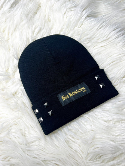 Misfits Studded Black Beanie | Bad Reputation NYC