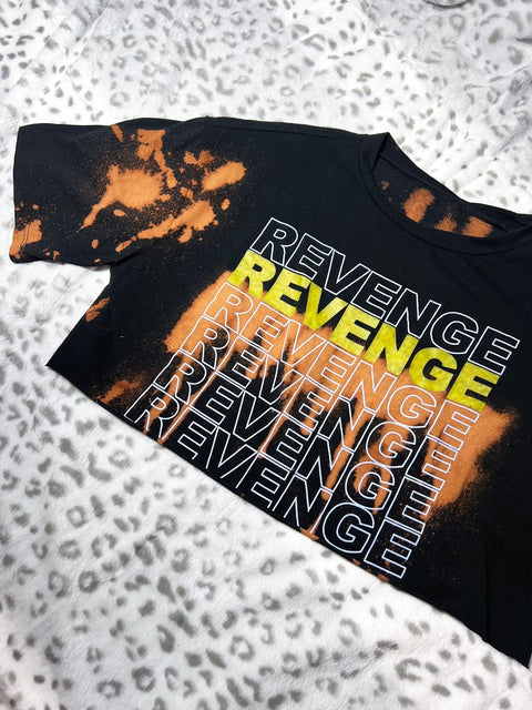 Revenge Bleach Dye Crop Top | Bad Reputation NYC
