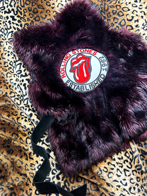 Rolling Stones Faux Fur Vest | Bad Reputation NYC