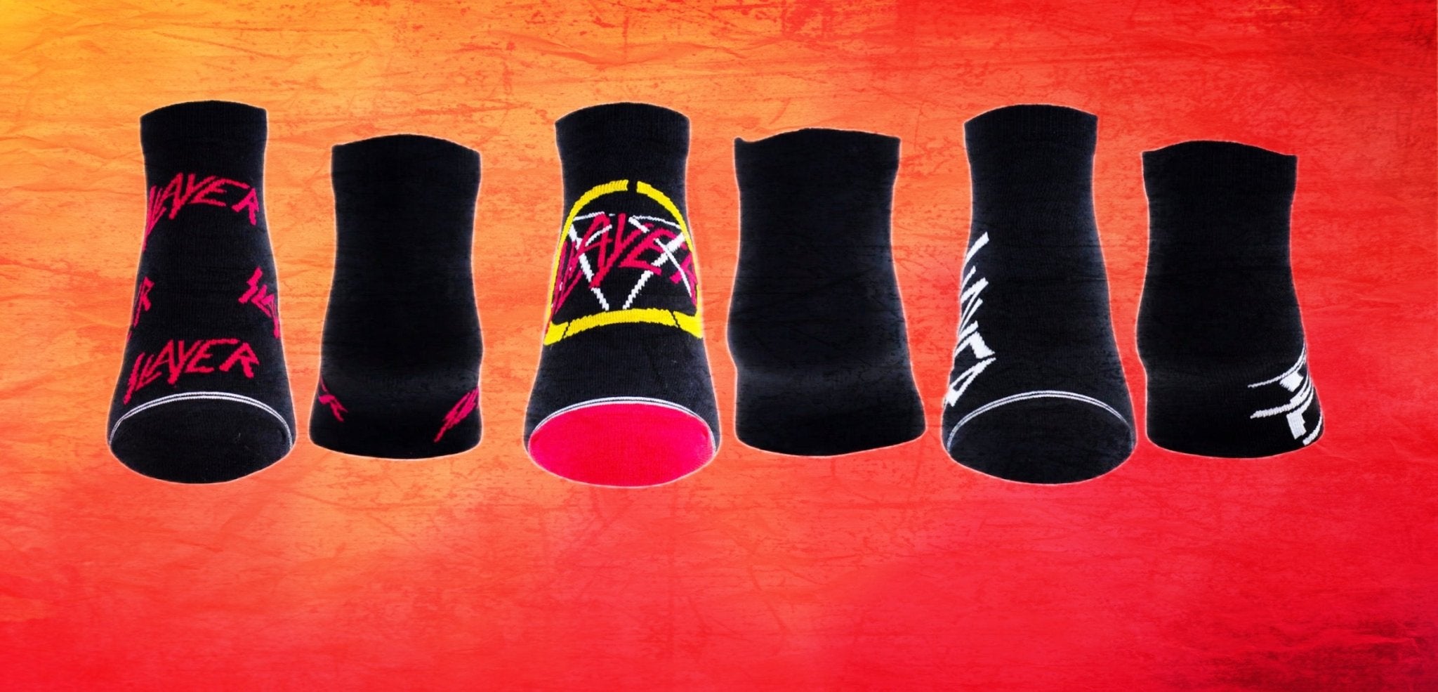 Slayer Slaytanic Ankle Socks 3-Pack | Bad Reputation NYC