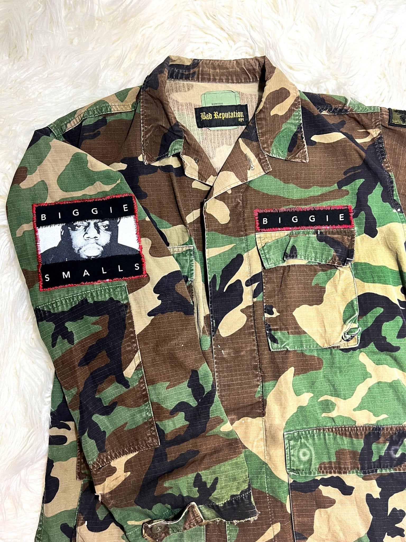 Notorious Patchwork Camo Jacket | Bad Reputation NYC